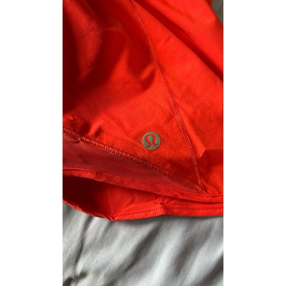 Lululemon Bright Red Athletic Shorts
